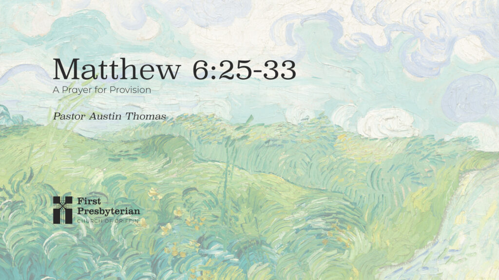 A Prayer for Provision