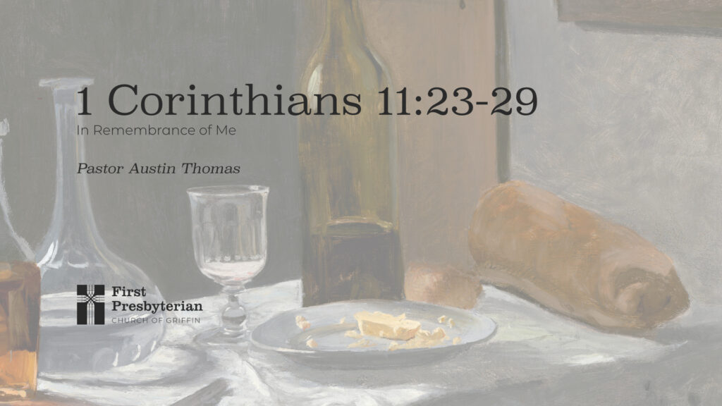 In Remembrance of Me