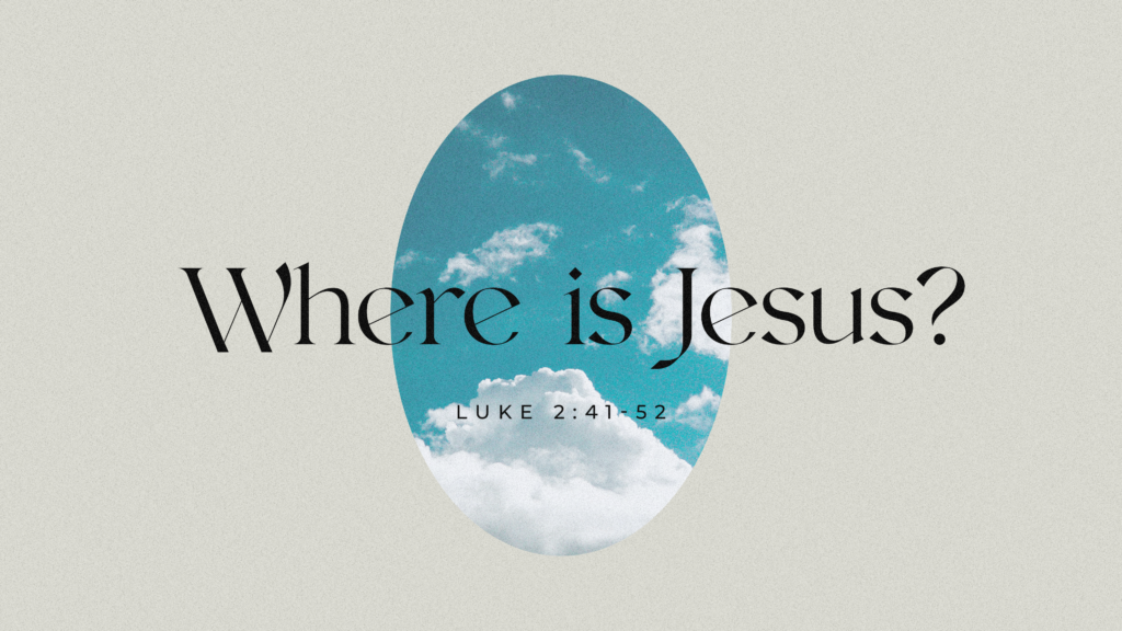 Where is Jesus?
